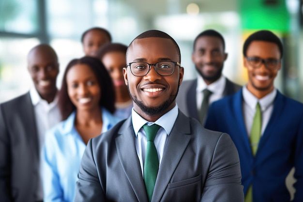 Une illustration d'un groupe de gens d'affaires généré par l'IA _ Image Premium générée à base d’IA